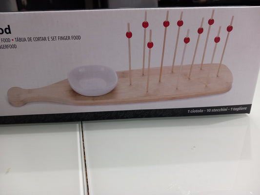Tagliere con set finger food