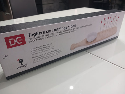 Tagliere con set finger food