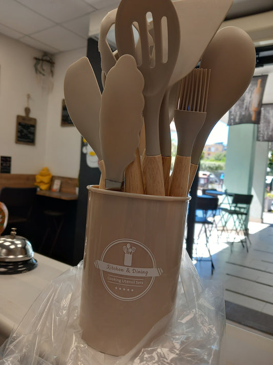 Set mestoli beige