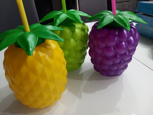 Bicchiere plastica frutta per succhi e frullati